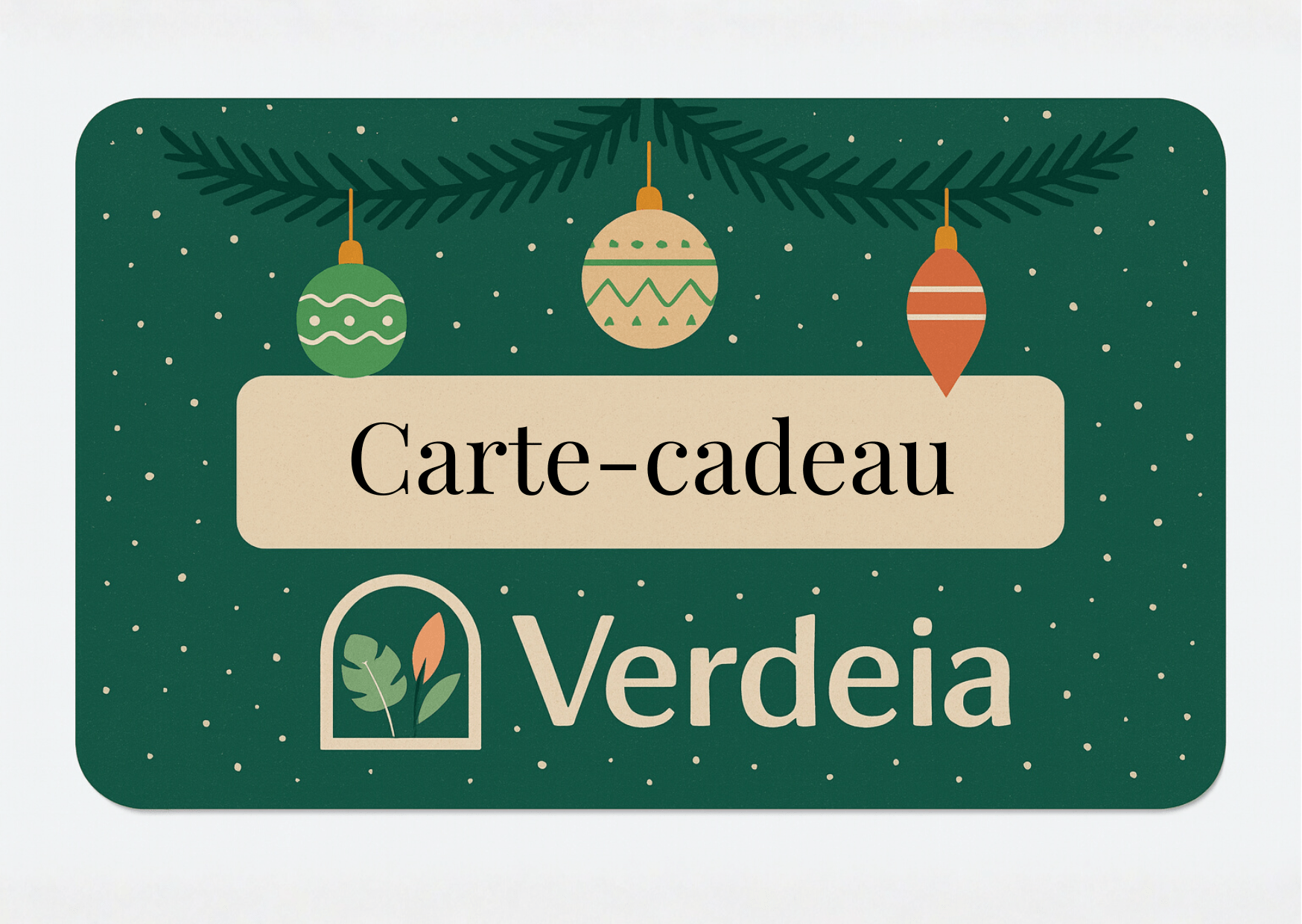 Carte - cadeau Verdeia — L’art d’offrir du vert - Verdeia