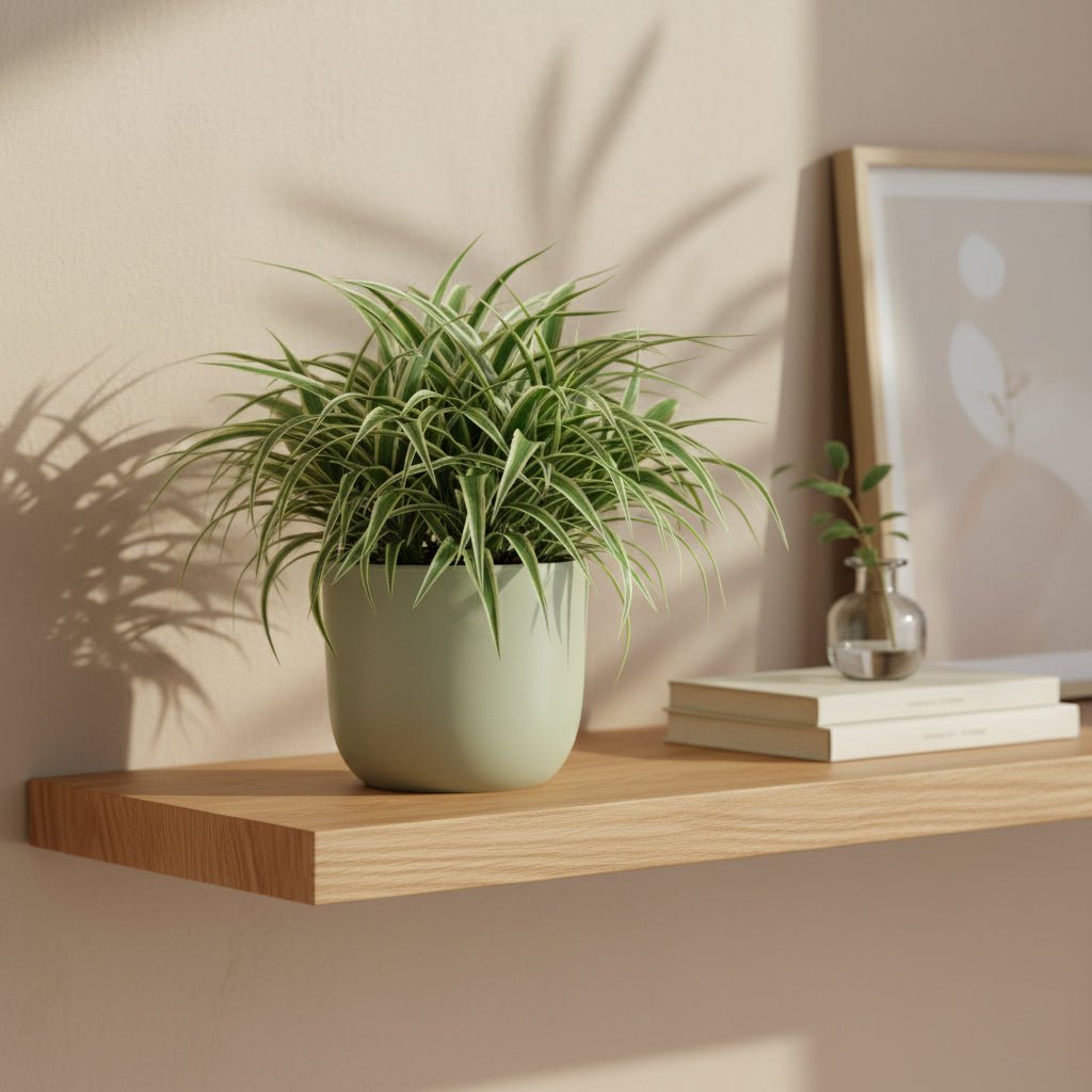 Chlorophytum comosum ‘Ocean’ — Plante araignée — D15 x H25 cm - Verdeia