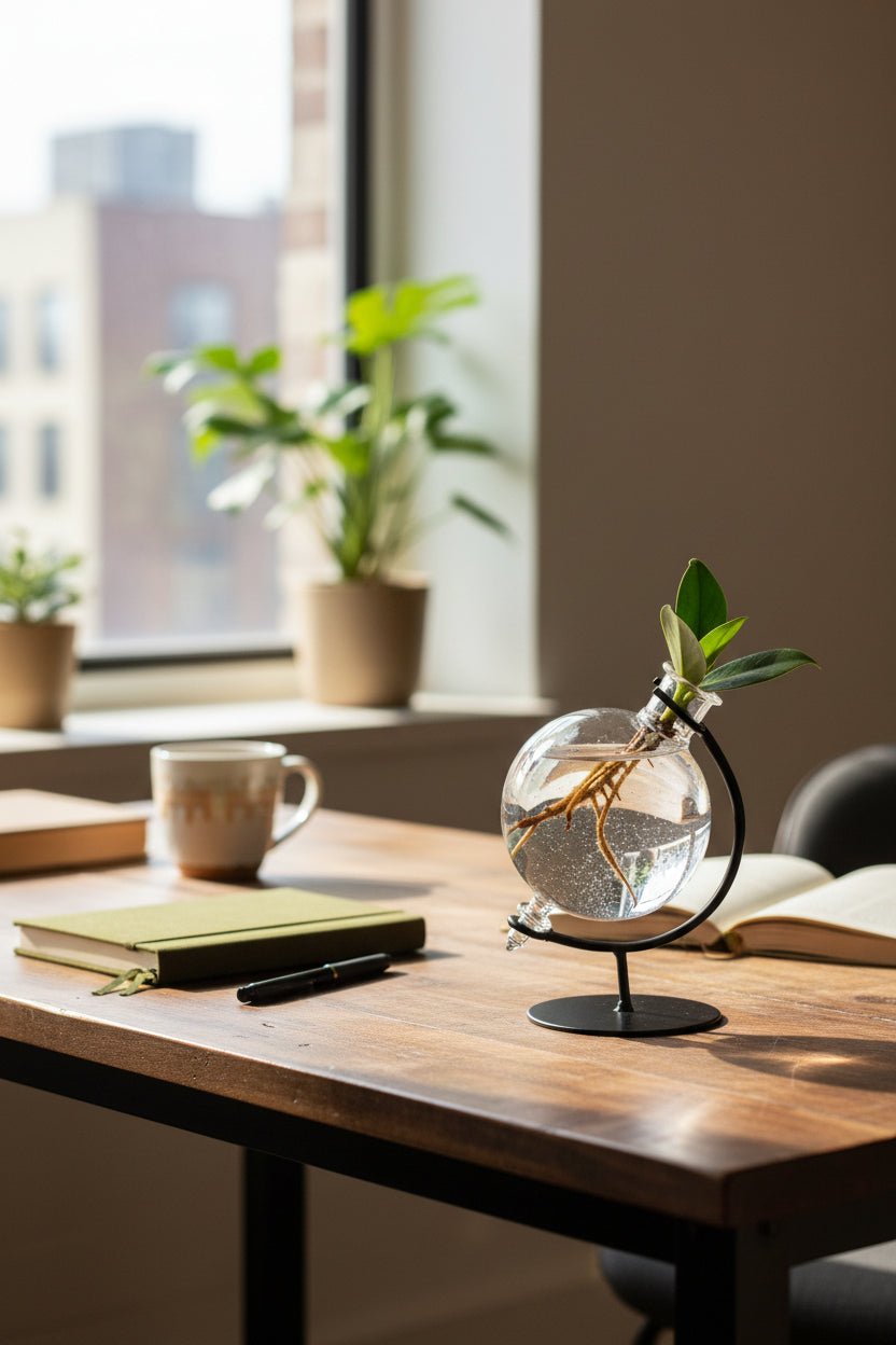 Clusia en bocal Victoria — Plante hydroponique mini — Ø5 cm — H10 cm - Verdeia