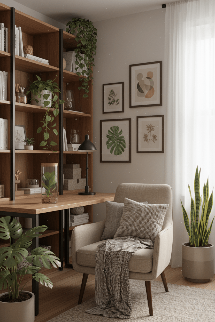 Clusia en tube de verre — Plante hydroponique — Ø12 cm — H30 cm - Verdeia