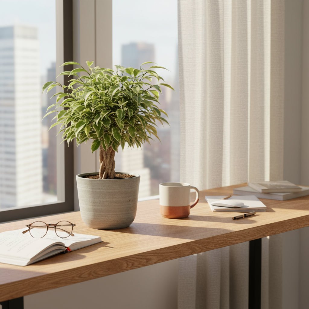 Ficus benjamina ‘Kinky’ — Ø12 cm — H28 cm - Verdeia