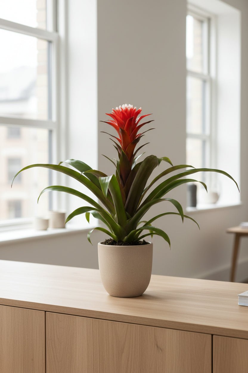 Guzmania Hope - Ø12cm - H40cm - Verdeia