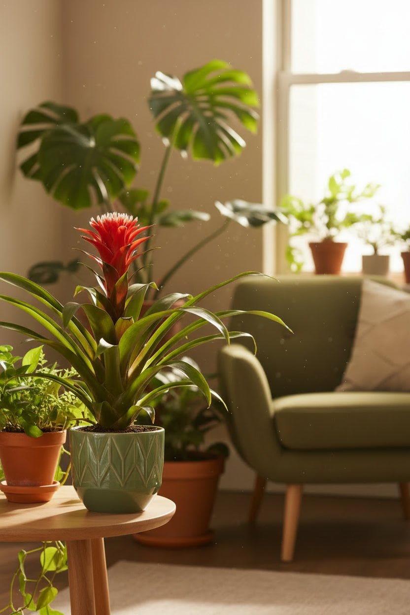 Guzmania Hope - Ø12cm - H40cm - Verdeia