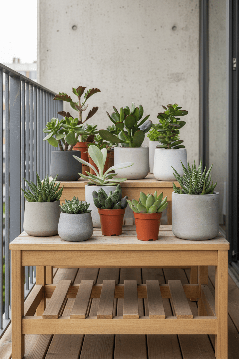 Mix de 10 Succulentes — Plantes grasses assorties — Ø5,5 cm — H7 cm - Verdeia