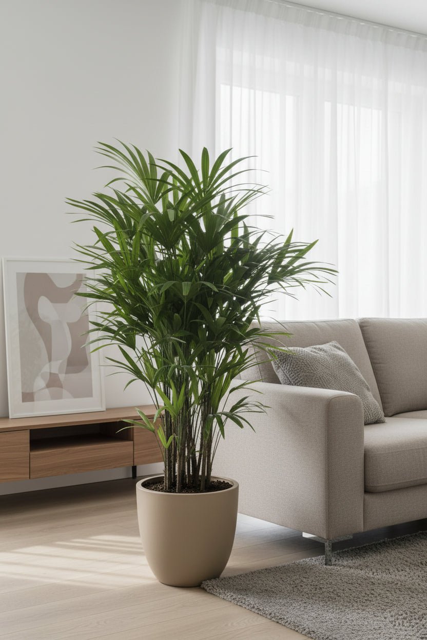 Rhapis Excelsa — Palmier éventail — Ø27 cm — H120 cm - Verdeia