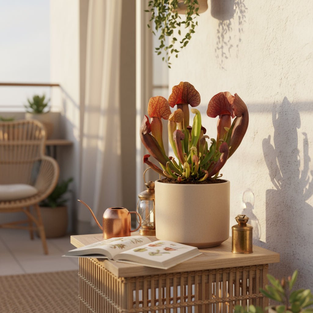 Sarracenia × Catesbaei — Ø12 cm — H23 cm - Verdeia