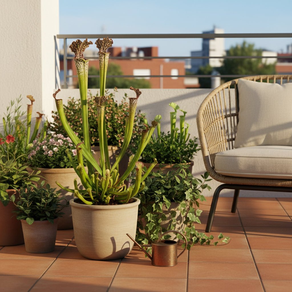 Sarracenia Farnhamii - Ø12cm - H40cm - Verdeia