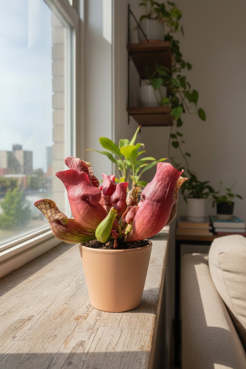 Sarracenia Maroon — Ø12 cm — H23 cm - Verdeia
