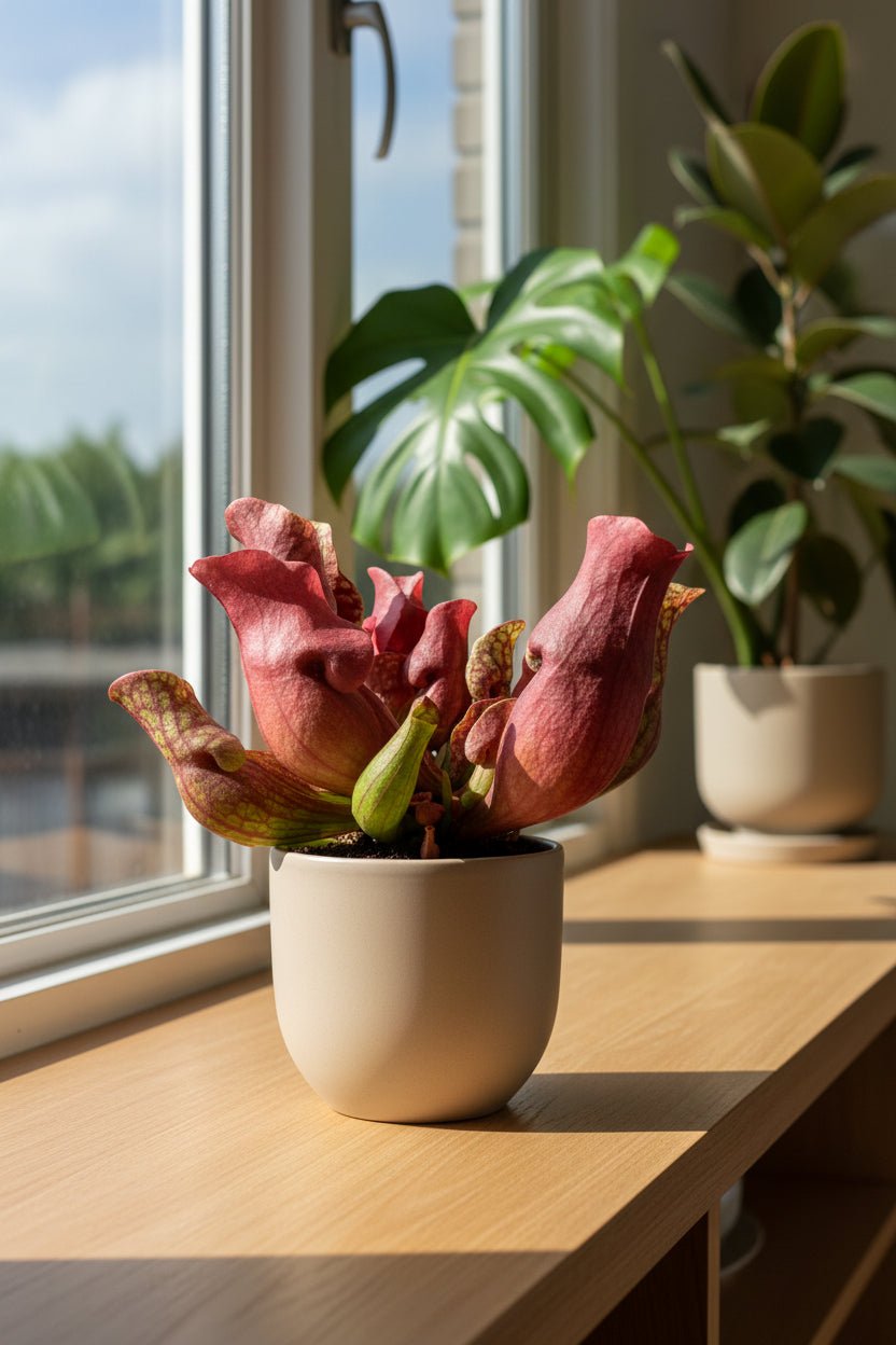 Sarracenia Maroon — Ø12 cm — H23 cm - Verdeia