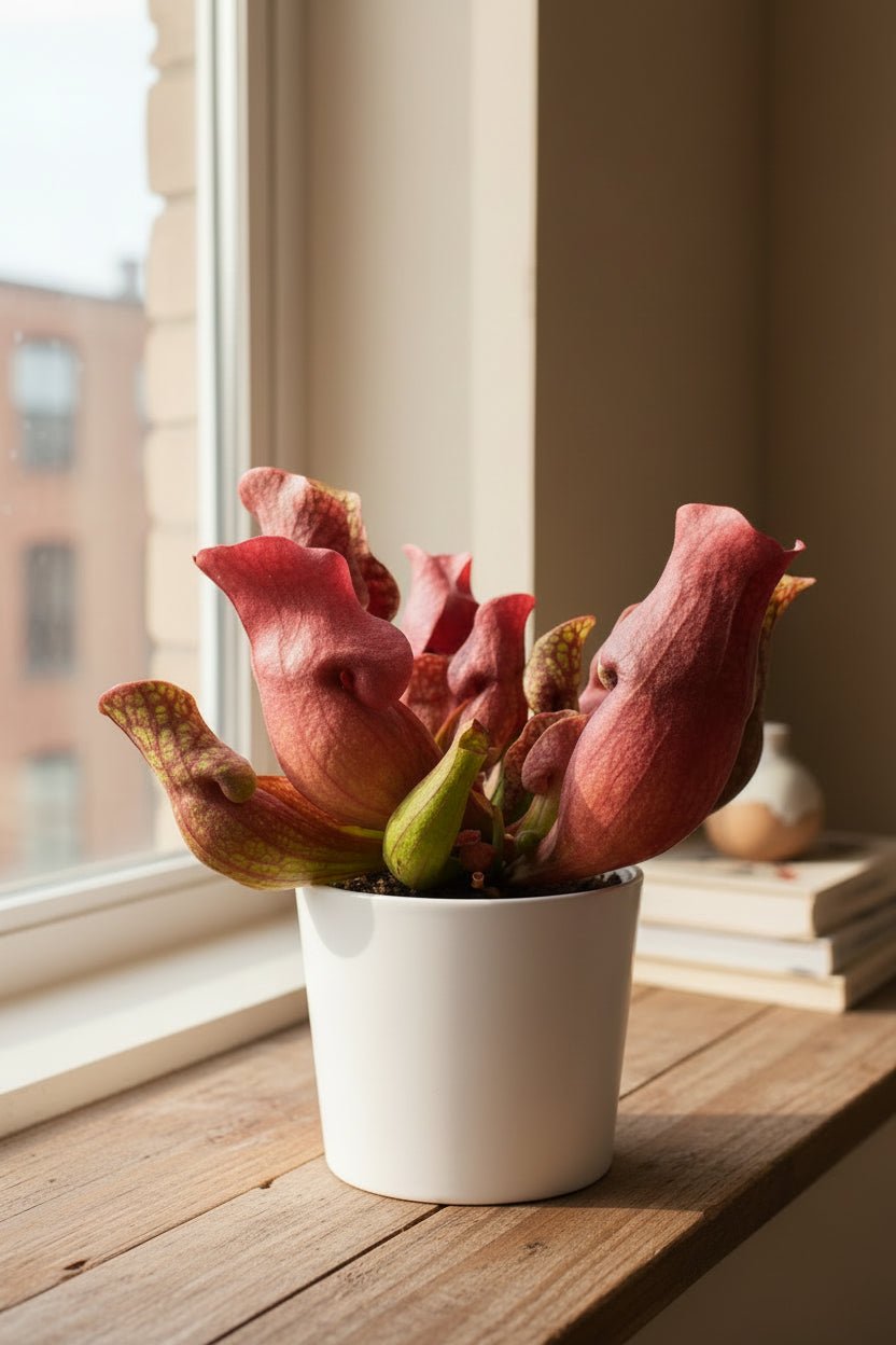 Sarracenia Maroon — Ø12 cm — H23 cm - Verdeia