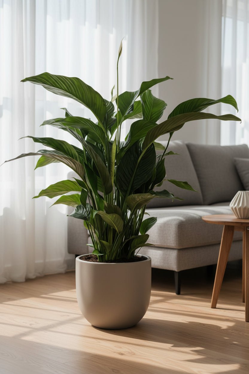 Spathiphyllum Bellini (Fleur de lune) - Ø24cm - H100cm - Verdeia