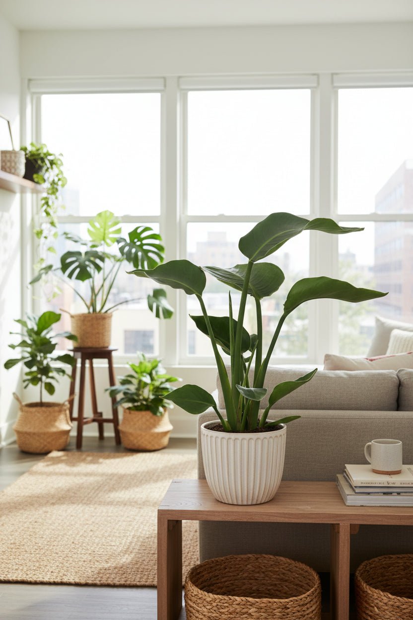 Strelitzia Nicolai — Paradisier blanc — Oiseau de paradis géant - Verdeia