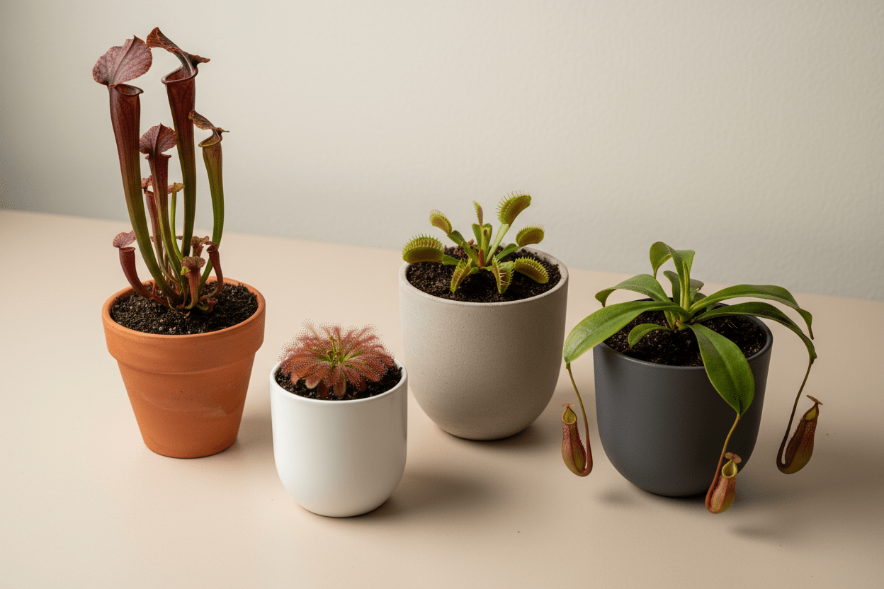 Plantes carnivores d'intérieur : guide complet des variétés et leur entretien - Verdeia