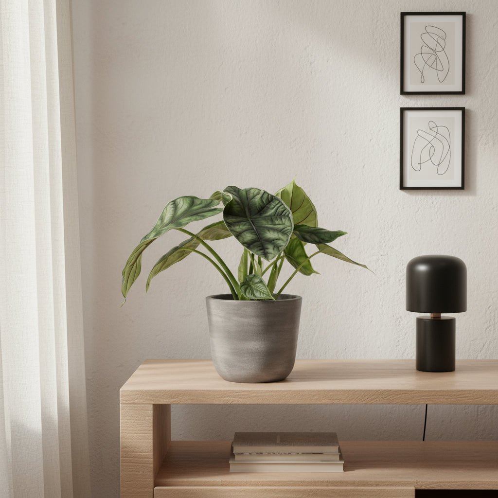 Alocasia ‘Dragon Scale’ — Ø14 cm — H25 cm - Verdeia