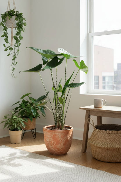 Alocasia Zebrina — Oreille d&