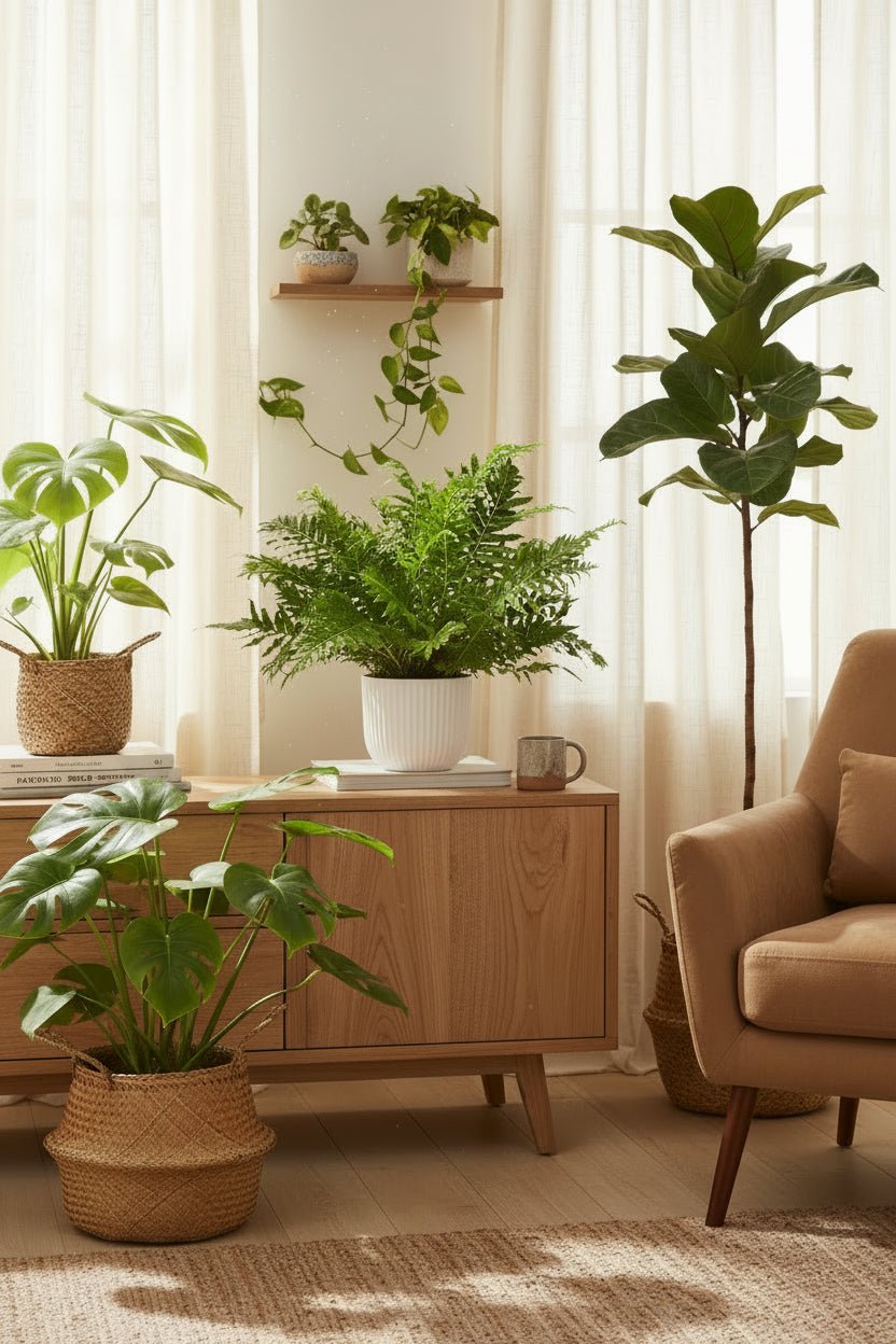 Blechnum Silver Lady — Fougère argentée — Ø17 cm — H50 cm - Verdeia