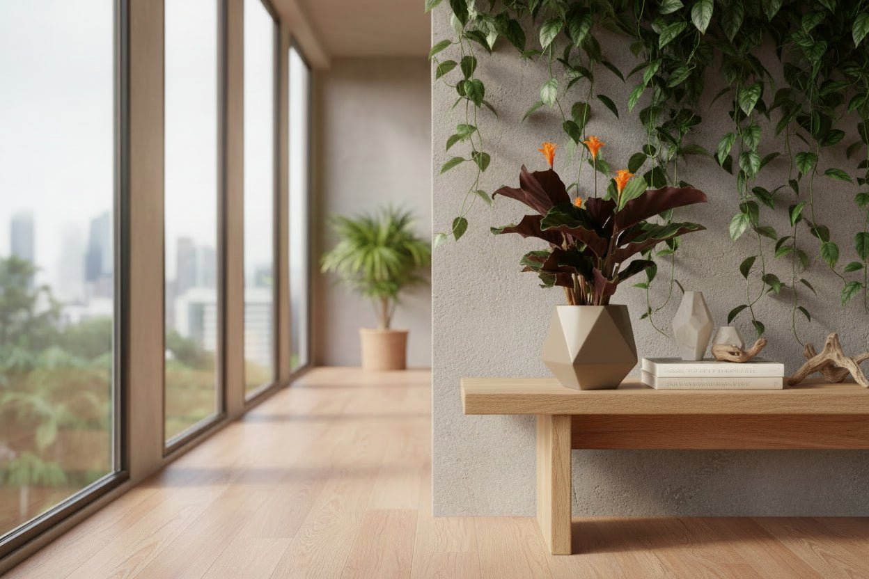 Calathea Crocata — Ø14 cm — H40 cm - Verdeia