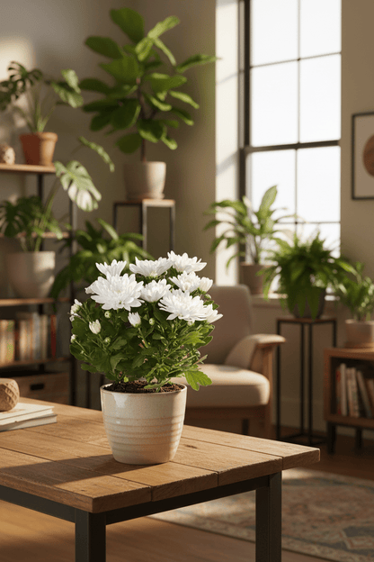 Chrysanthemum Brave — Ø12 cm — H26 cm - Verdeia