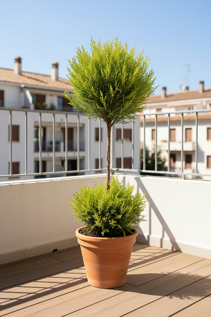 Cupressus Goldcrest Wilma — Cyprès doré — Ø14 cm — H60 cm - Verdeia