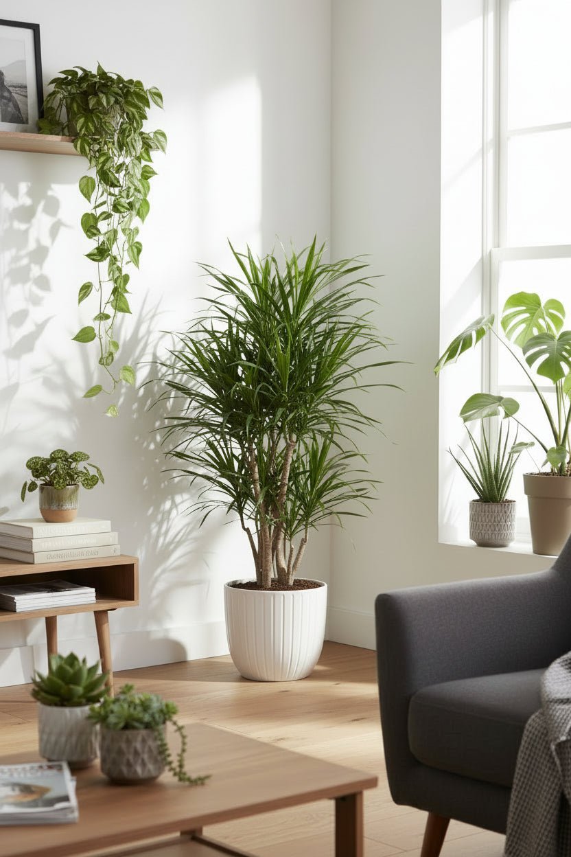 Dracaena Anita — Dragonnier — Ø24 cm — H100 cm - Verdeia