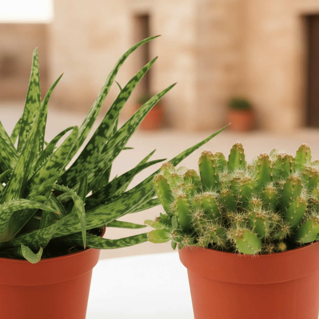 Duo Aloe Spider/Hylocereus Undatus 10,5 x 15 cm - Verdeia