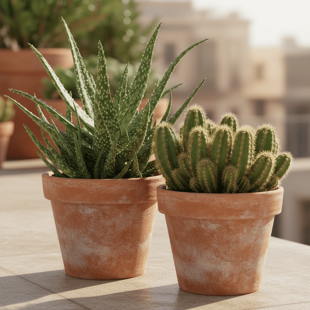 Duo Aloe Spider/Hylocereus Undatus 10,5 x 15 cm - Verdeia