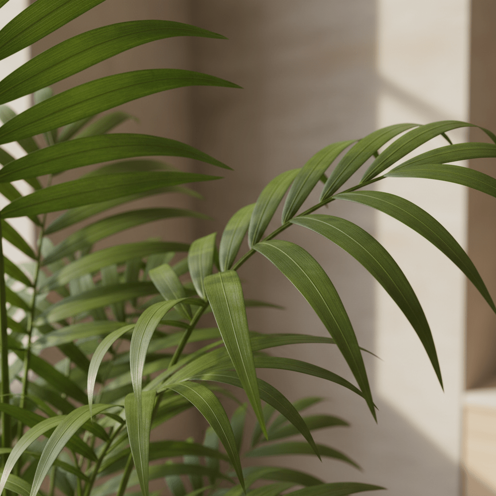 Duo Dypsis lutescens &amp; Chamaedorea elegans 12 x 40 cm - Verdeia