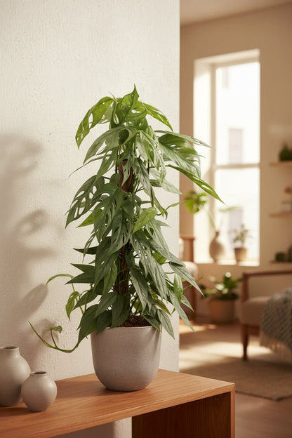 Epipremnum Pinnatum Cebu Blue — Ø17 cm — H65 cm - Verdeia