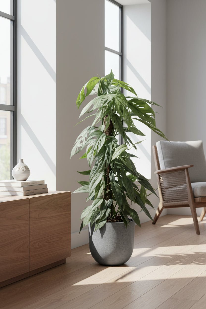 Epipremnum Pinnatum Cebu Blue — Ø17 cm — H65 cm - Verdeia