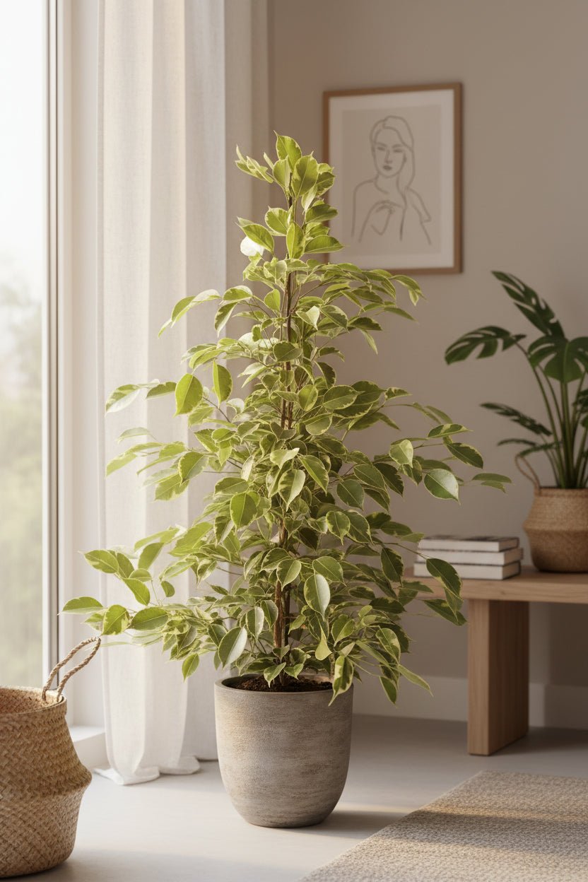 Ficus Benjamina Goldenking – Ø21 cm – H95 cm - Verdeia