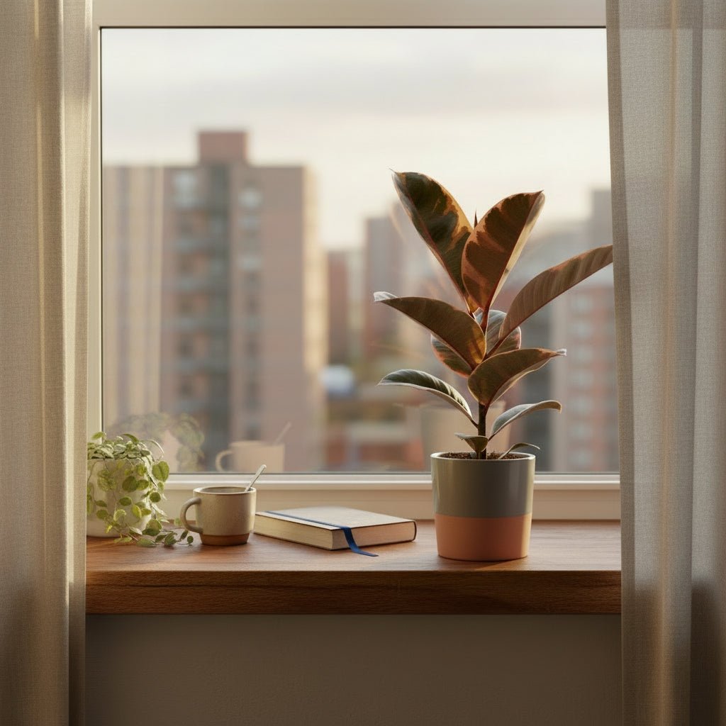 Ficus Elastica Belize – Caoutchouc panaché - Verdeia