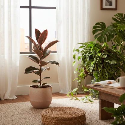 Ficus Elastica Belize – Caoutchouc panaché - Verdeia