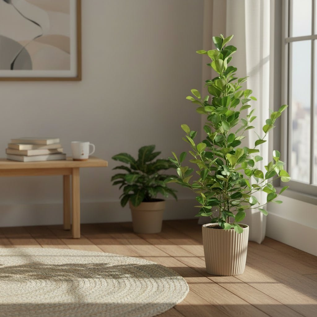 Ficus Microcarpa Moclame – Ø21 cm – H95 cm - Verdeia