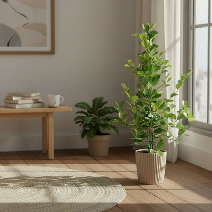 Ficus Microcarpa Moclame – Ø21 cm – H95 cm - Verdeia