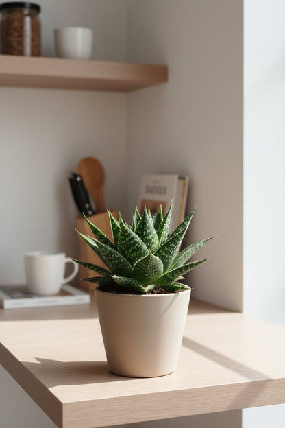 Gasteria Hybride Aurora — Ø11 cm — H15 cm - Verdeia