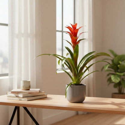 Guzmania Ostara - Ø12cm - H45cm - Verdeia