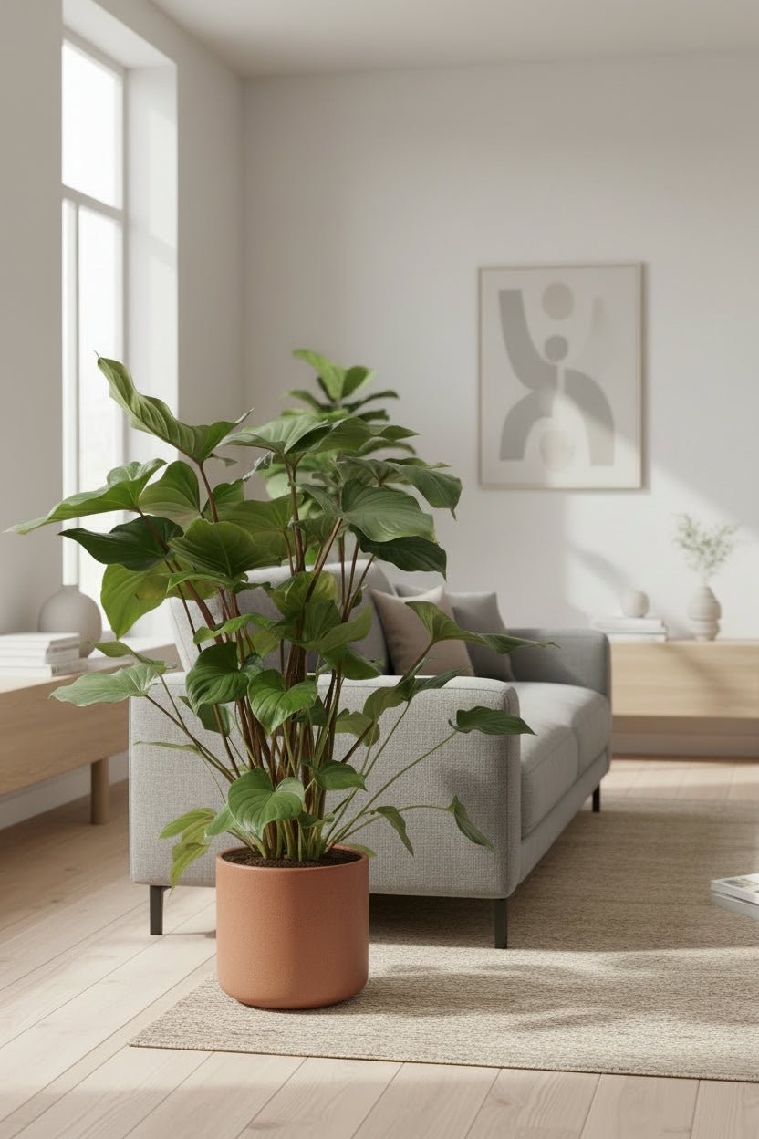 Homalomena Rubescens Maggy — Ø24 cm — H90 cm - Verdeia