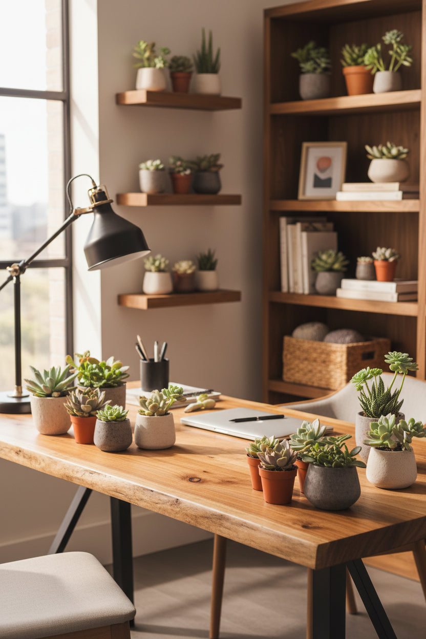 Lot de 30 Succulentes Variées — Ø5,5 cm - Verdeia