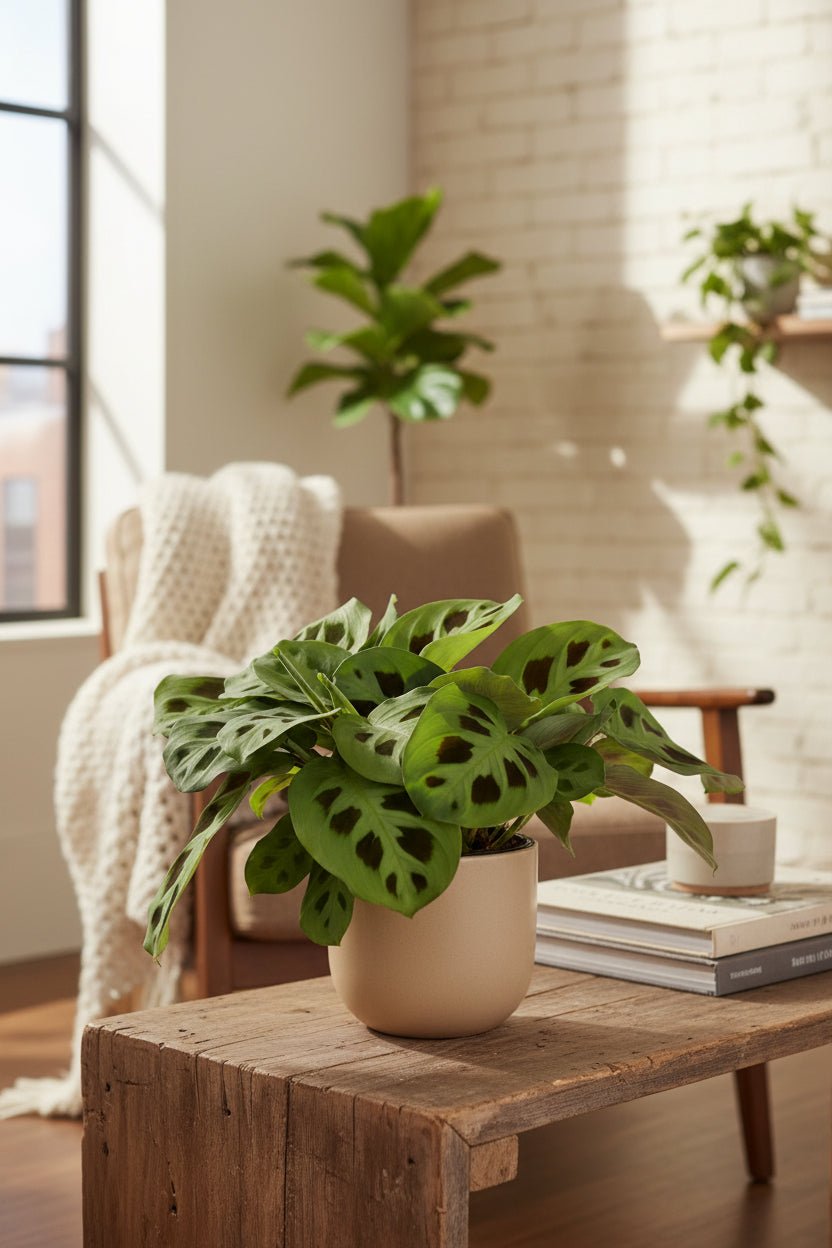 Maranta Leuconeura Kerchoveana — Plante de prière — Ø12 cm — H30 cm - Verdeia