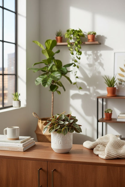 Peperomia Napoli Nights — Ø11 cm — H15 cm - Verdeia