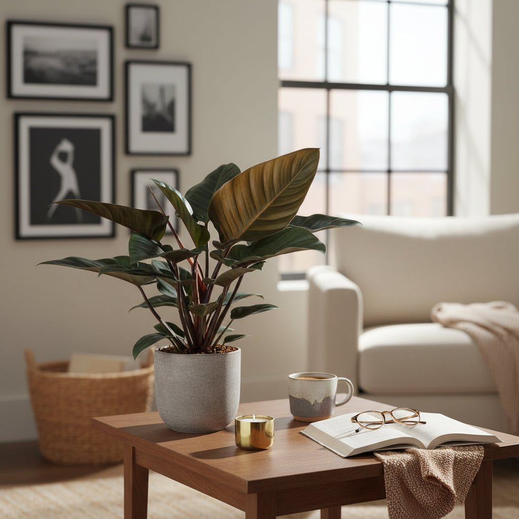 Philodendron Congo Red – Ø27 cm – H80 cm - Verdeia