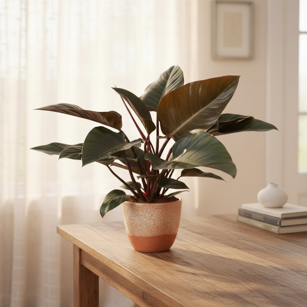 Philodendron Congo Red – Ø27 cm – H80 cm - Verdeia