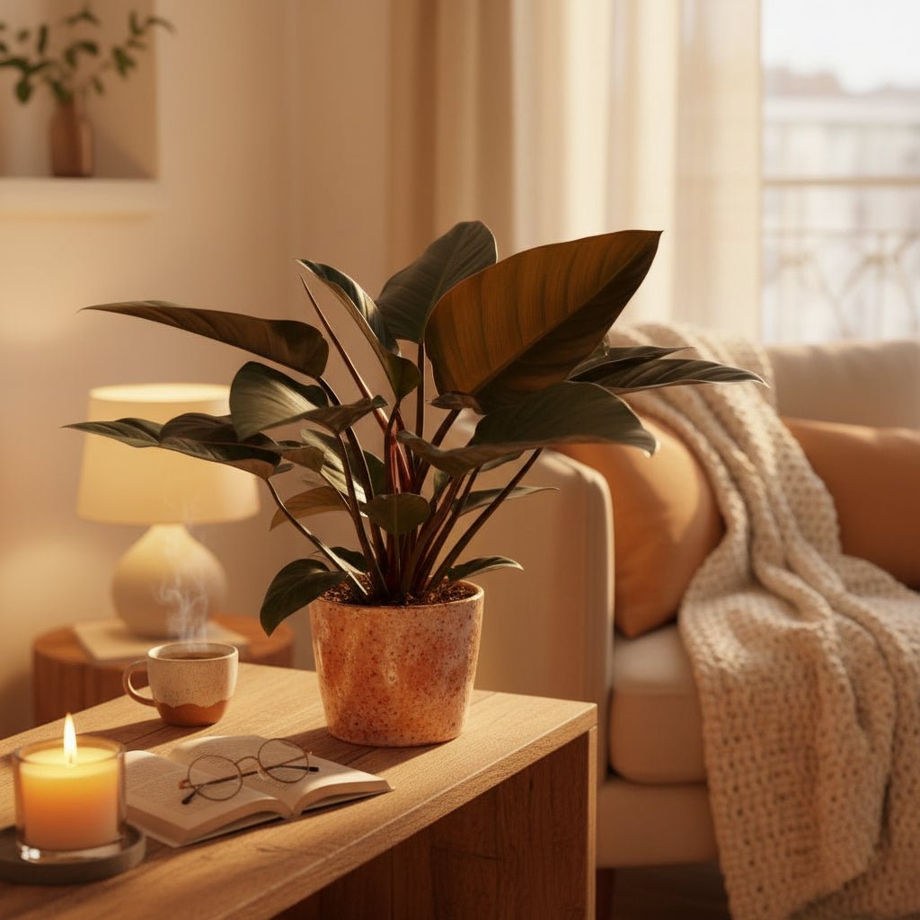 Philodendron Congo Red – Ø27 cm – H80 cm - Verdeia