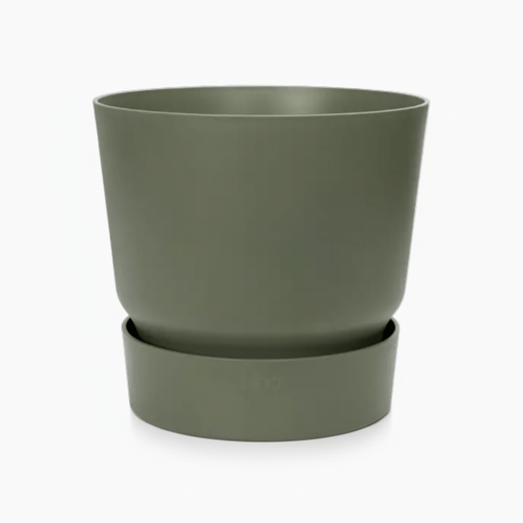 Pot ELHO Greenville Round — Vert Feuillage Ø20 cm - Verdeia