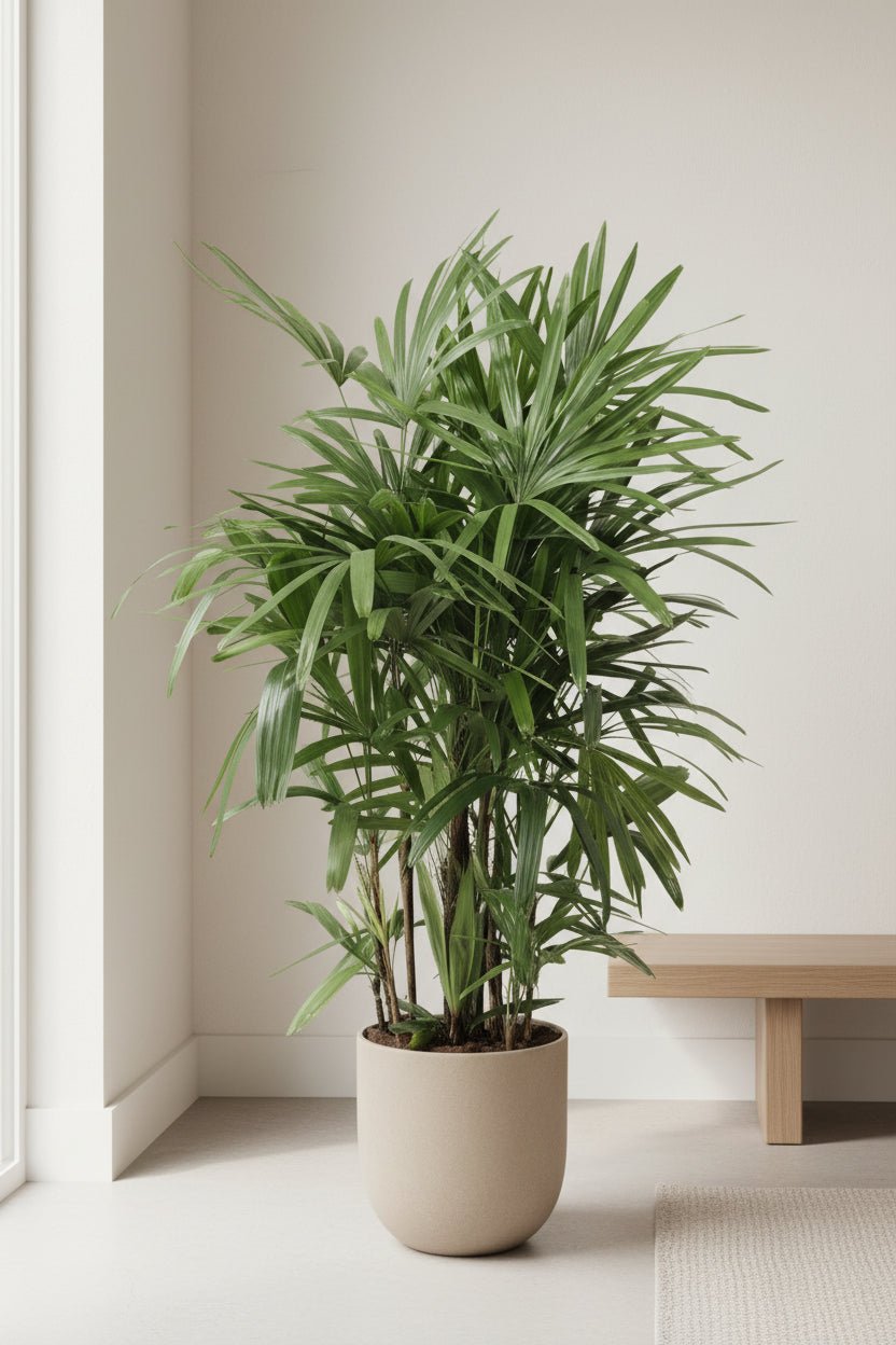 Rhapis Excelsa — Palmier éventail — Ø27 cm — H120 cm - Verdeia
