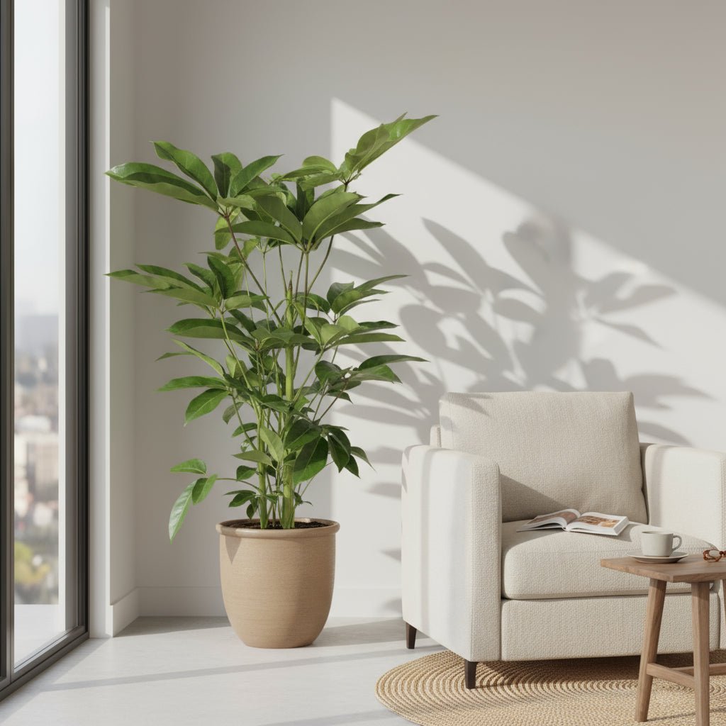 Schefflera actinophylla ‘Amate’ — Ø24 cm — H100 cm - Verdeia